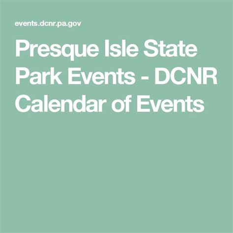 Meet at the Laurel Pavilion. . Dcnr calendar of events